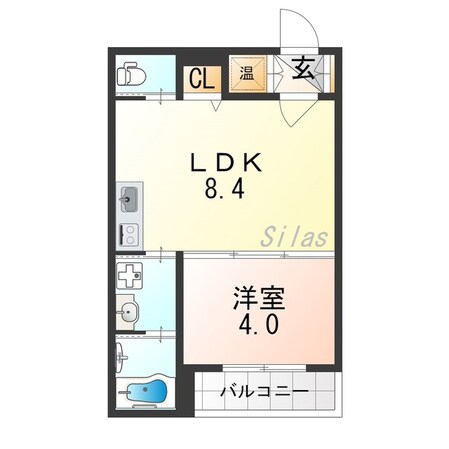 萱島駅 徒歩11分 2階の物件間取画像